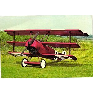 1917 Fokker Triplane Postcards Travel Souvenir Unposted DR1 WW1 Fighter